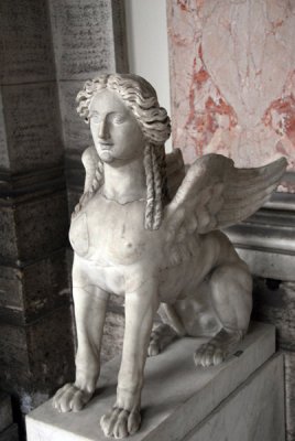 Female-headed winged sphinx, Vatican Museum