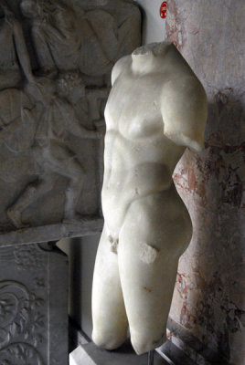 Male torso, Roman (Flavian) Pio-Clementino (inv 937)