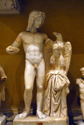 Ganymede with Zeus in eagle-form, Museo Chiaramonti (inv 1867)