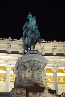 Equestrian statue of King Vittorio Emanuele II
