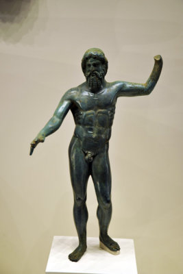 Statuette of Poseidon, Greek, 120-100 BC