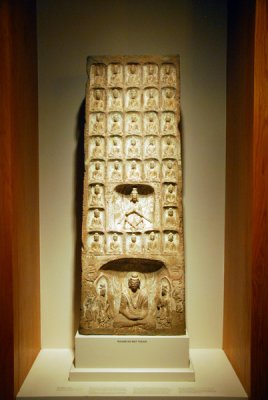 Buddhist stela, China, Northern Wei period, early 6th C.