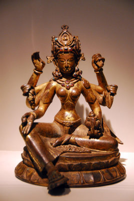 Vasudhara, the Buddhist goddess of wealth, Nepal, 1082 AD