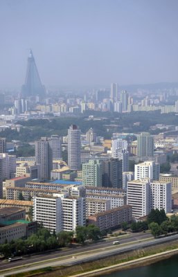 View from Yanggakdo Hotel