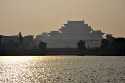 Taedong River and the Grand Peoples Study House