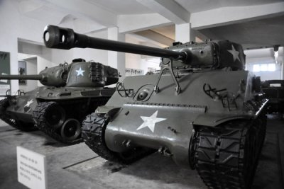 Captured American tanks, American M-4A3 Sherman Tank, Victorious Fatherland Liberation War Museum