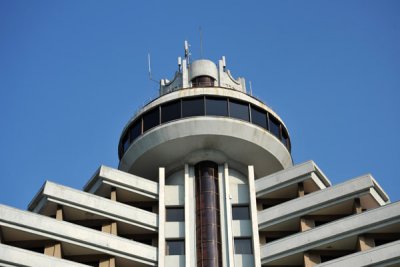 Revolving Restaurant on top of the Hyangsan Hotel