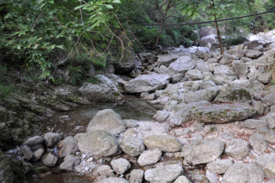 Sangwon Hermitage Trail, the guides 2nd choice, but the road to her first choice was blocked