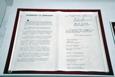 Instrument of Surrender ending World War II