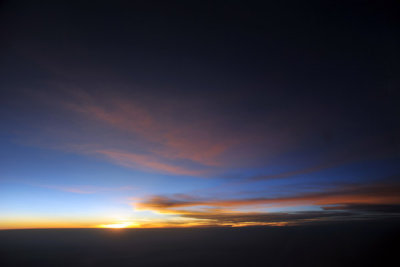 Sunrise over southern Pakistan
