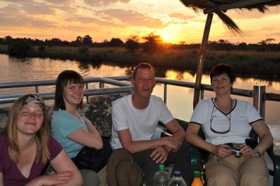 Sundowner cruise with - Stephanie, Anna, Johannes, Nicole