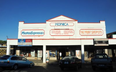 Camera shop in an old 1933 building, Mosi oa Tunya Road, downtown Livingstone