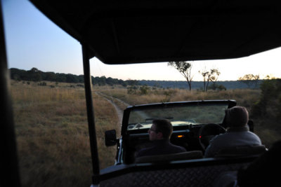 Early start for the morning game drive
