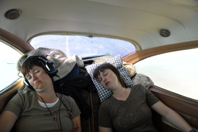 So exciting, this flight....