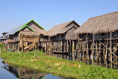 Stilt village, Inle Lake