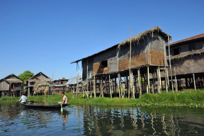 Stilt village, Inle Lake