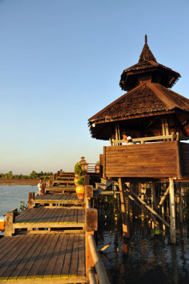 Dock at Myanmar Treasure Resort Inle