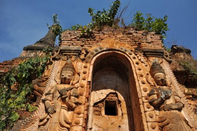 Temple niche with a small window