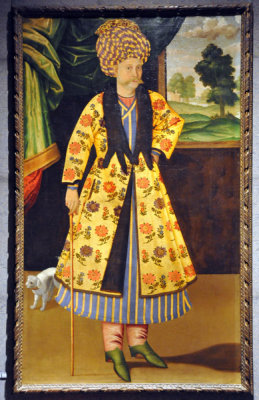Portrait of man in Turkish dress, Iran 1680-90