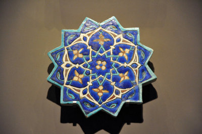Star tile, mid 15th C. Iran