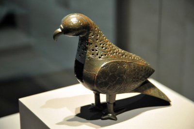 Incense burner in the shape of a bird, Iran, 12th C.