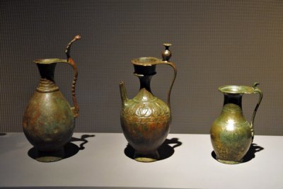 Ewers from Iraq, Afghanistan and Egypt, 8th-10th C.