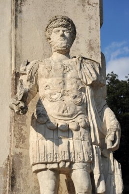 Sculpture in front of the Galleria Borghese