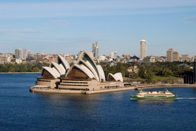 View from Sydney Harbour Bridge