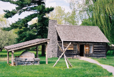 Settler's House from East Charlotte VT, ca 1800, Shelburne Museum