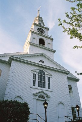 Typical New England church - Middlebury, VT