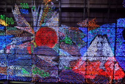 Lights on the ceiling, Japan Industry Pavilion