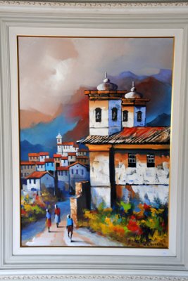Painting of Nossa Senhora da Conceio at the hotel