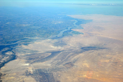 The desert to the north of Urgench, Uzbekistan