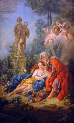 Vertumnus and Pomona, studio of Franois Boucher, 1757