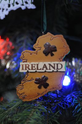 Wood ornament from N. Ireland