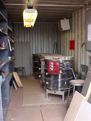 Temporary Kiln Room