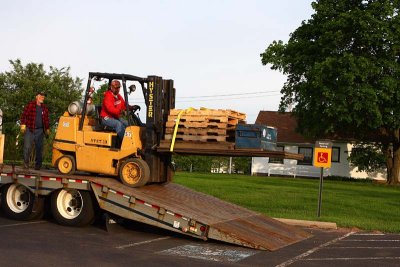 Forklift Unloading