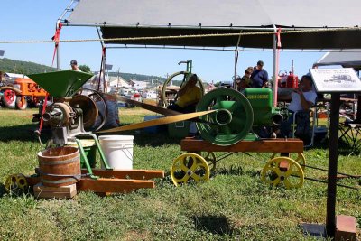 John Deere Engine on a Grain Mill