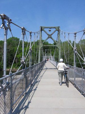 Footbridge from Lumberville