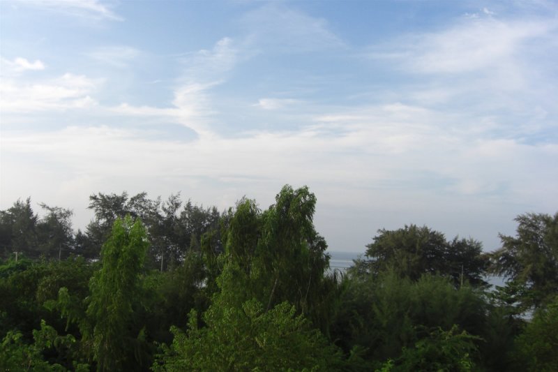 Sea is over there