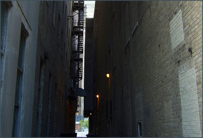 downtown alley