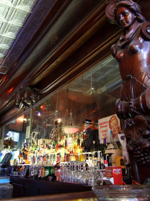sitting at capone's bar