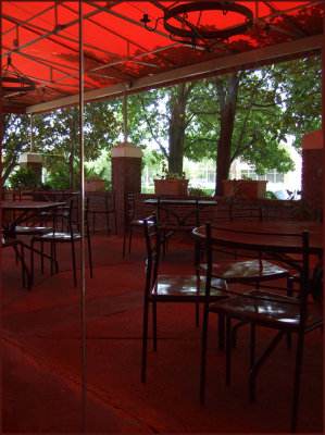 red patio
