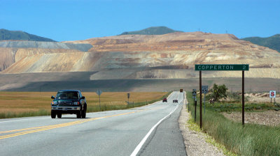 Sign and tailings