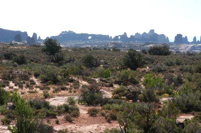 Two arches in The Windows Section of the park