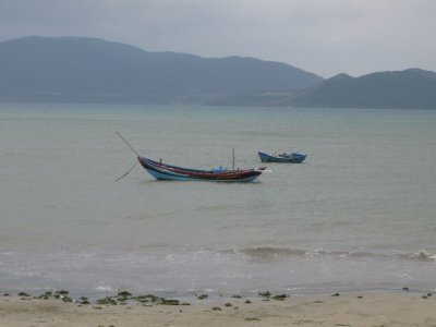 fisherboats just bobbing in the water