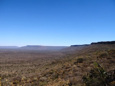 looking down from Waterberg