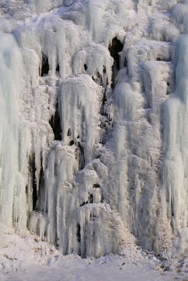 Ice wall along Seward Highway