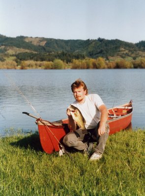 I'm Holding A 4-lb Largemouth Bass