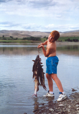 My Son Jeremy With A Fine Catch Of Channel Cats
